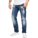 Dunkelblaue Indumentum Ripped Jeans & Zerrissene Jeans aus Denim für Herren Weite 42 für den für den Sommer 