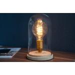 Braune Industrial Riess Ambiente Vintage Lampen aus Holz 