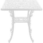 Weiße Barocke Seletti Quadratische Tische aus Eisen Höhe 50-100cm, Tiefe 50-100cm 