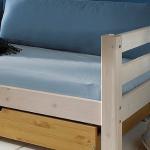 Hellblaue Matratzenschonbezüge aus Baumwolle 90x200 