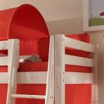 Rote INFANTIL Matratzenschonbezüge aus Baumwolle 90x200 