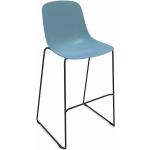 Blaue Moderne Infiniti Pure Loop Barhocker & Barstühle aus Kunststoff 