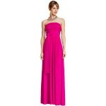 Pinke Maxi Lange Abendkleider für Damen Größe XS für Brautjungfern für den für den Sommer 