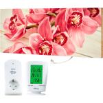 Infrarot Bildheizung Marmony Pink Orchidee 83014 100x40 cm 800 Watt