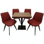 Bordeauxrote Moderne Kindersitzgruppen aus Kunstleder Breite 0-50cm, Höhe 0-50cm, Tiefe 0-50cm 
