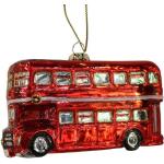 INGE-GLAS® Christbaumschmuck »INGE-GLAS Weihnachts-Hänger Doppeldecker-Bus Londo« (1-tlg), rot