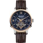 Ingersoll Men's The Grafton Analogue Classic Automatic Watch with Leather Strap I00703B