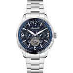 Ingersoll The Regent Mens Automatic Watch I00305B with a Navy Dial and Silver Stainless Steel Band