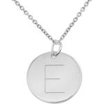 Silberne Elegante Buchstabenketten aus Silber personalisiert für Damen 