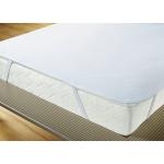 Weiße bader Molton-Auflagen aus Textil wasserdicht 90x190 