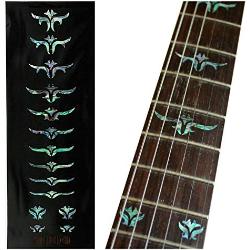 Inlay Sticker Griffbrett Position Marker für Gitarren & Bass Tailored Leaves Abalone Mix