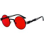 Rote Retro Sonnenbrillen für Damen 