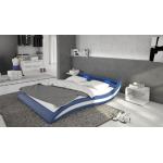 Blaue Moderne Innocent Betten Bettgestelle & Bettrahmen aus PU 200x200 