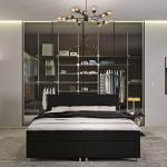 Schwarze Innocent Betten Möbel aus Kunstleder 