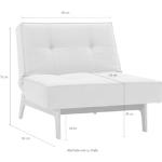 Reduzierte Dunkelgraue Skandinavische Innovation Living Relaxsessel aus Stoff Breite 50-100cm, Höhe 50-100cm, Tiefe 50-100cm 