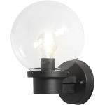 Schwarze Wandlampen & Wandleuchten aus Kunststoff mit Dämmerungsschalter E27 