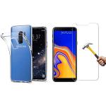 Samsung Galaxy J4 Cases 2018 Art: Soft Cases durchsichtig aus Silikon mit Schutzfolie 