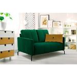 Grüne Gesteppte Moderne Inosign Zweisitzer-Sofas mit Armlehne Breite 100-150cm, Höhe 50-100cm, Tiefe 50-100cm 2 Personen 