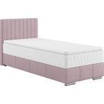 Reduzierte Pastellrosa Moderne Inosign Betten mit Bettkasten aus Buche mit Stauraum mit Härtegrad 2 