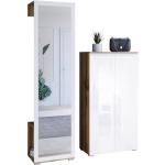 Reduzierte Weiße Moderne Inosign Nachhaltige Garderoben Sets & Kompaktgarderoben 2-teilig 