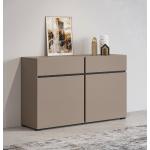 Reduzierte Graue Minimalistische Inosign Kleinmöbel aus Holz mit Schublade Breite 100-150cm 