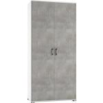 Mehrzweckschrank INOSIGN "Compos 2" Schränke weiß (weiß, beton) Garderobenschrank Garderobenschränke Mehrzweckschränke Breite ca, 90 cm
