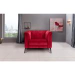 INOSIGN Sessel »Lomani«, im stilvollem Design, rot, rot