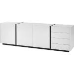Weiße Moderne Inosign Nachhaltige Sideboards aus MDF mit Schublade Breite 200-250cm, Höhe 50-100cm, Tiefe 0-50cm 
