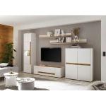 Weiße Moderne Inosign Wohnzimmermöbel Breite 300-350cm, Höhe 150-200cm, Tiefe 0-50cm 