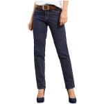 Marineblaue 5-Pocket Jeans mit Reißverschluss aus Baumwolle für Damen Größe XL Tall 