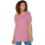 Altrosa Kurzärmelige Rundhals-Ausschnitt T-Shirts aus Baumwolle für Damen Größe XXL 1-teilig 