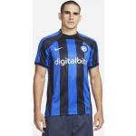 Blaue Nike Dri-Fit Inter Mailand Inter Mailand Trikots für Herren zum Fußballspielen - Heim 2022/23 