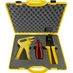 Gelbe Werkzeugkoffer Sets 4-teilig 