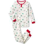 Weiße TCHIBO Bio Nachhaltige Kinderschlafanzüge & Kinderpyjamas aus Baumwolle Größe 110 