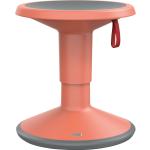 Rote Interstuhl Runde Drehhocker aus Kunststoff höhenverstellbar Breite 0-50cm, Höhe 0-50cm, Tiefe 0-50cm 