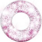 Intex aufblasbarer Schwimmreifen Glitter Rosa - Ø 119 cm