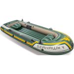 Intex Schlauchboot Seahawk 4 Set inkl. Paddel & Pumpe, bis 400kg, 351x145x48cm
