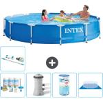 Blaue Intex Poolfilter & Filterpumpen 