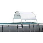 Intex Metal Frame Rechteckige Poolüberdachungen aus Glasfaser mit Dach 