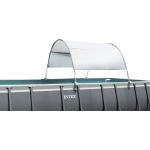 Rechteckige Stahlwandpools & Frame Pools aus Glasfaser mit Dach 