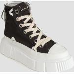 Schwarze Inuikii High Top Sneaker & Sneaker Boots aus Leder für Damen Größe 37 