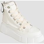 Weiße Inuikii High Top Sneaker & Sneaker Boots aus Leder für Damen Größe 38 