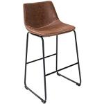 Braune Vintage invicta interior Barhocker & Barstühle aus Polyester Breite 0-50cm, Höhe 100-150cm, Tiefe 0-50cm 