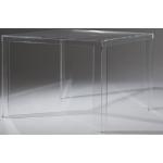 Minimalistische Kartell Invisible Quadratische Design Tische Höhe 50-100cm, Tiefe 50-100cm 