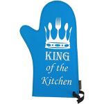 Invotis Ofenhandschuh King of The Kitchen blau