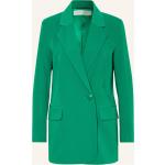 Grüne InWear Longblazer mit Schulterpolstern mit Knopf aus Polyester für Damen Größe M 