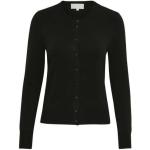 Reduzierte Schwarze Unifarbene Casual InWear Mini Damencardigans aus Polyamid ohne Kragen Größe 4 XL für den für den Winter 