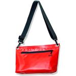 Rote Sportliche Bodybags mit Reißverschluss aus LKW-Plane für Herren medium 