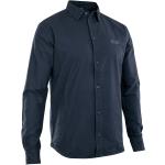 Schwarze Langärmelige ION Hemden mit Ellenbogen Patches aus Jersey für Herren Größe M 