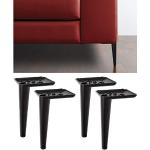 Reduzierte Schwarze Moderne IPEA Möbelfüße aus Eisen Breite 0-50cm, Höhe 0-50cm, Tiefe 0-50cm 